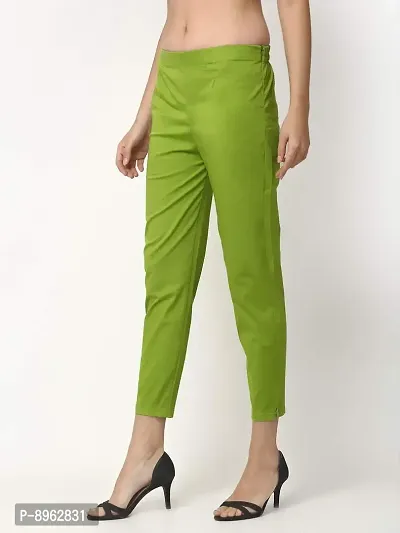 Buy Parrot Green Cotton Gathered Kurta Narrow Pants 2 Piece Set only on  BIBA Dubai – BIBA FASHION LTD, CAPITAL CYBERSCAPE